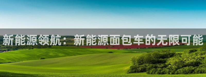 球盟会在线登入:新能源领航:新能源面包车的无限可能