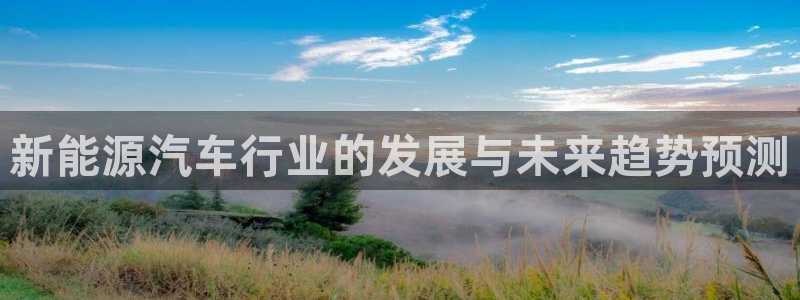 球盟会中国官方网站:新能源汽车行业的发展与未来趋势预测