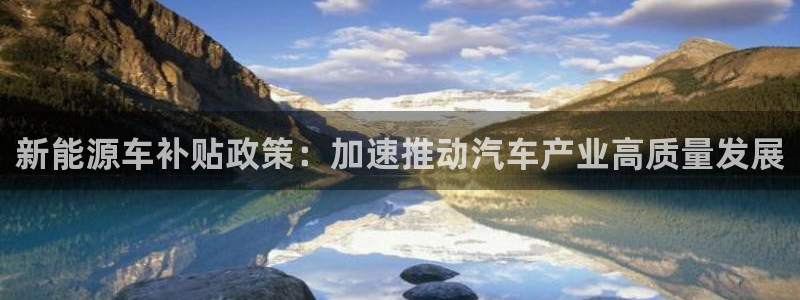 球盟会qmh网页版登录 - qm球盟会官方网站:新能源车补贴