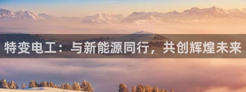 球盟会官方网站是什么:特变电工:与新能源同行,共创辉煌未来