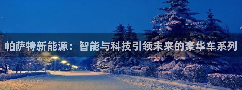 球盟会福利码2023最简单三个步骤:帕萨特新能源:智能与科技
