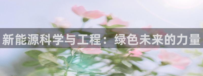 球盟会和中欧合作吗:新能源科学与工程:绿色未来的力量